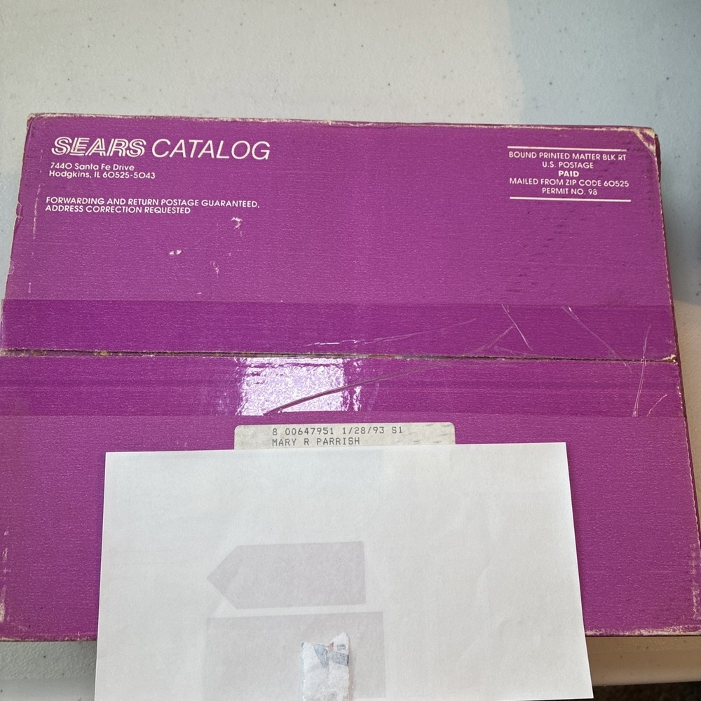 Vintage Orig Box UnopnRetail Catalog Sears Spring Summer Annual Made In USA 1993